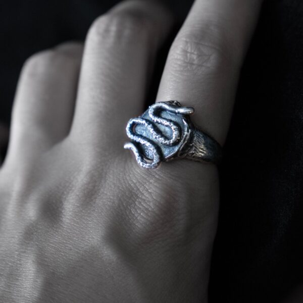 LT 111 - Double Headed Snake Ring